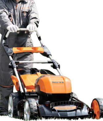 Electric Lawn Mower 21V Brushless Motor High Efficiency Garden Grass Cutter